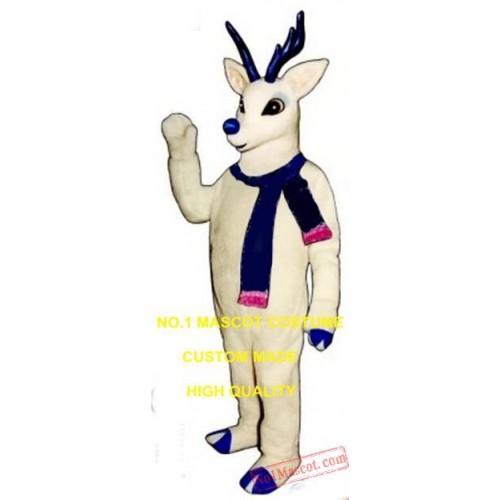 White Deer Mascot Costume