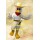 White Cowboy Chicken Mascot Costume