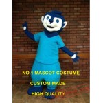 Blue Meerkat Mascot Costume