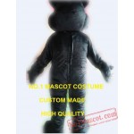 Happy Black Bear Mascot Costume