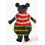 Big Dack Grey Rat Mouse Mascot Costume