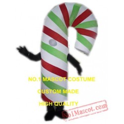 Christmas Candy Cane Mascot Costume