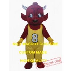 Little Red Bull Mascot Costume