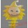 The Yellow Sunny Sun Mascot Costume