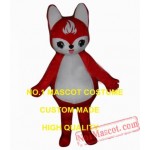 Fire Fox Mascot Costume