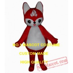 Fire Fox Mascot Costume