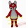 Fire Fox Mascot Costume