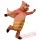 Hot Anime Cosply Costumes Pink Flying Hog Pig Mascot Costume