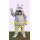 Professional Custom Light Grey Bulldog Mascot Costume