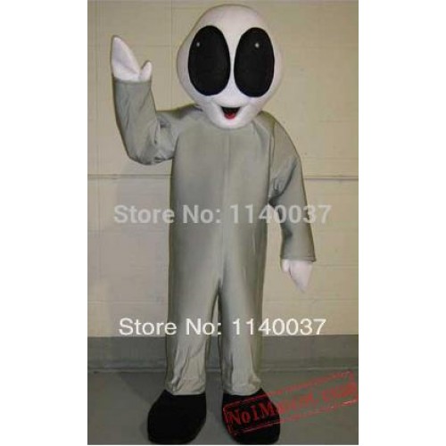 Grey Alien Mascot Costume