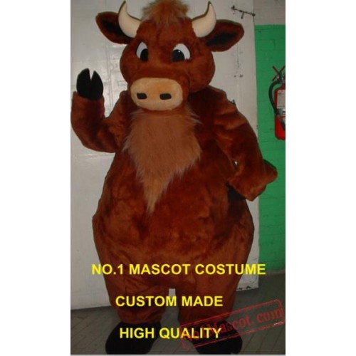 Cow King Mascot Costume