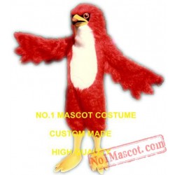 Red Hawk Mascot Costume