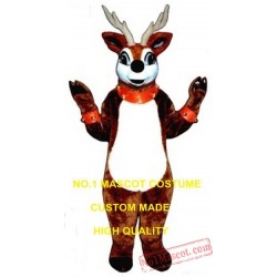 Cute Rudoph Reindeer Mascot Costume