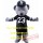 Grey Sport Bear Mascot Costume