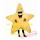 Golden Star Mascot Costume