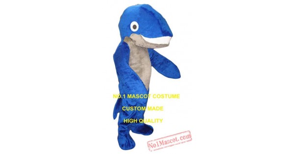 Blue Whale Mascot Costume