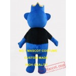 Customized Blue King Pig Mascot Costume