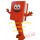 Advertising Costumes Orange Recycled Notebook Mascot Costume