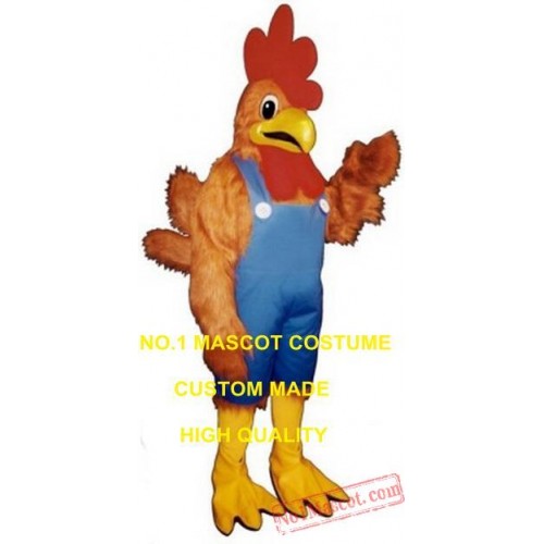 Red Chicken Mascot Costume