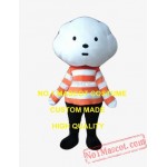 White Cloud Cotton Mascot Costume