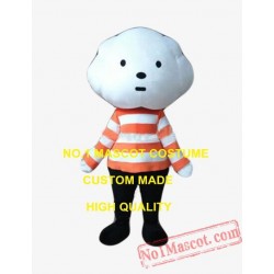 White Cloud Cotton Mascot Costume