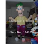 Ferb Boy Mascost Costume