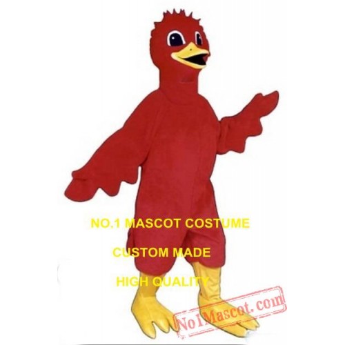 Scarlet Bird Mascot Costume