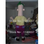 Ferb Boy Mascost Costume