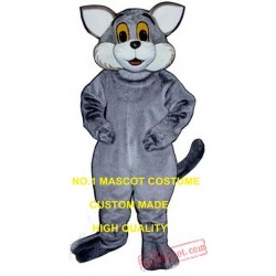 Gray Cat Mascot Costume