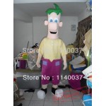 Ferb Boy Mascost Costume