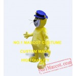 Yellow Top Cat Mascot Costume