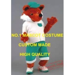 Professional Custom Cool Fire Red Fox Mascot Costume