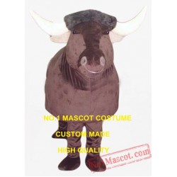 Two Person Strong Bison Buffalo Bull Mascot Costume