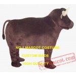 Two Person Strong Bison Buffalo Bull Mascot Costume
