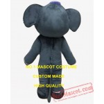 Big Dack Grey Elephant Mascot Costume