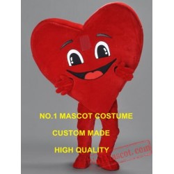 New Happy Heart Mascot Costume