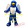 Blue Gryphon Mascot Griffin Griffon Costume