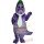 Purple Dagon Dinosaur Mascot Costume