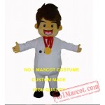 Gold Medal Chef Mascot Costume