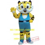 Cute Tiger Mascot Costume