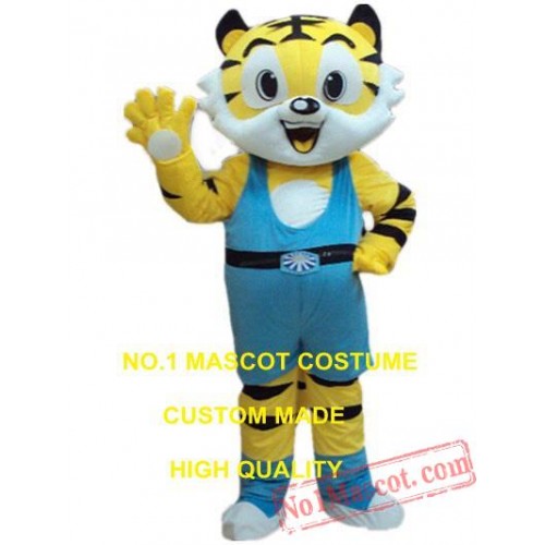 Cute Tiger Mascot Costume