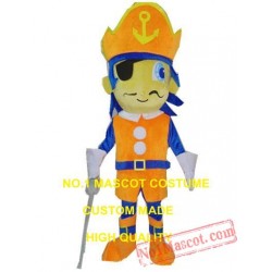 Pirate Boy Mascot Costume