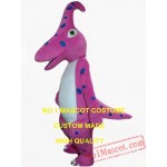 Pink Dino Dinosaur Mascot Costume