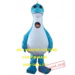 Blue Dragon Mascot Costume