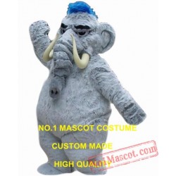 Realistic Mammoth Mascot Costume