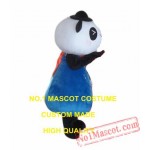 Panda Girl Mascot Costume