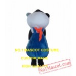 Panda Girl Mascot Costume
