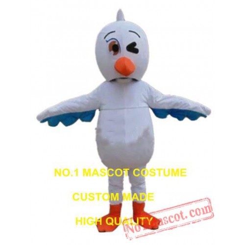 White Stork Mascot Costume