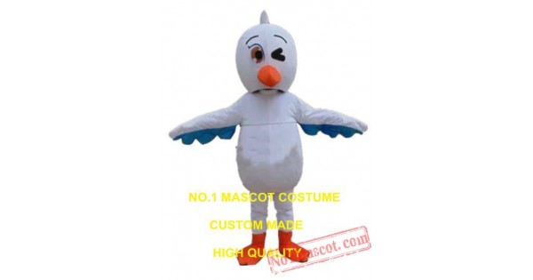 White Stork Mascot Costume