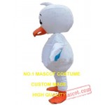 White Stork Mascot Costume